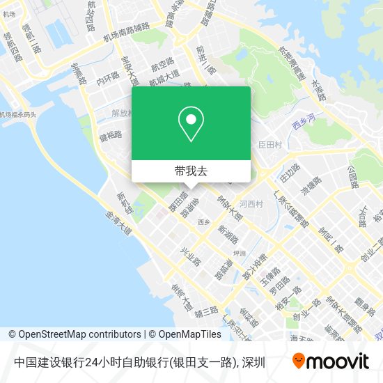 中国建设银行24小时自助银行(银田支一路)地图