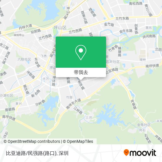 比亚迪路/民强路(路口)地图