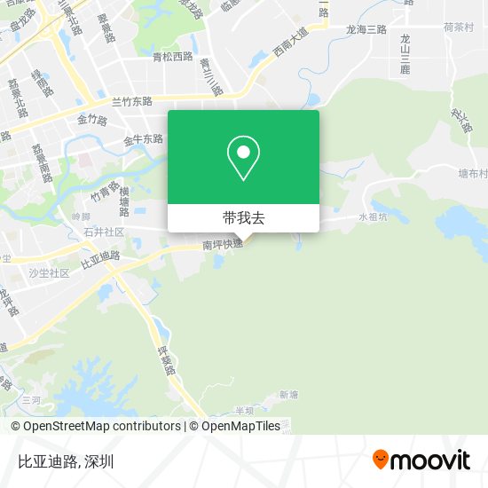 比亚迪路地图