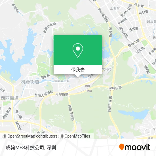 成翰MES科技公司地图