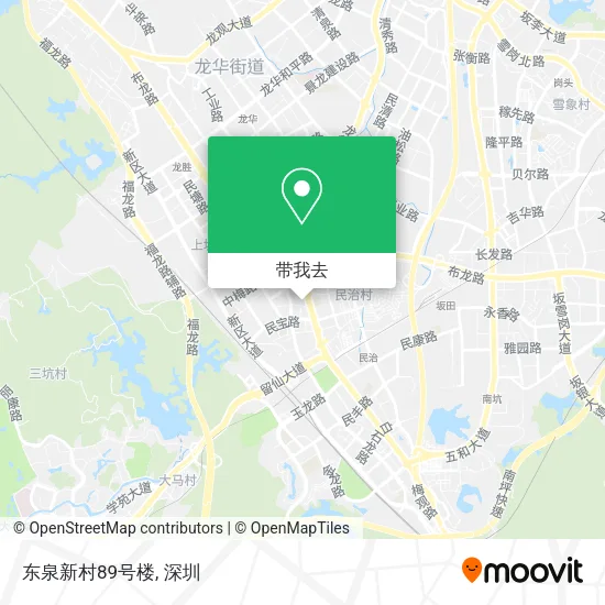 东泉新村89号楼地图