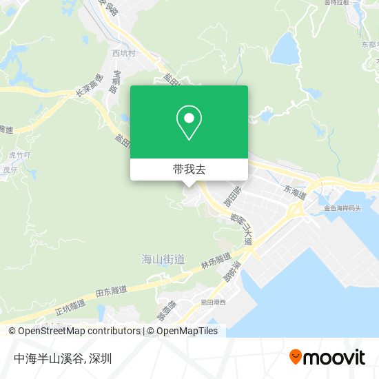 中海半山溪谷地图
