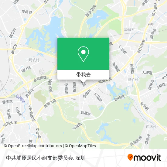 中共埔厦居民小组支部委员会地图