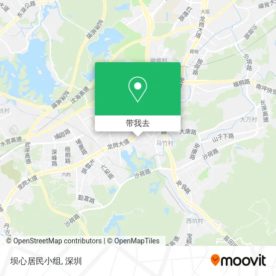 坝心居民小组地图