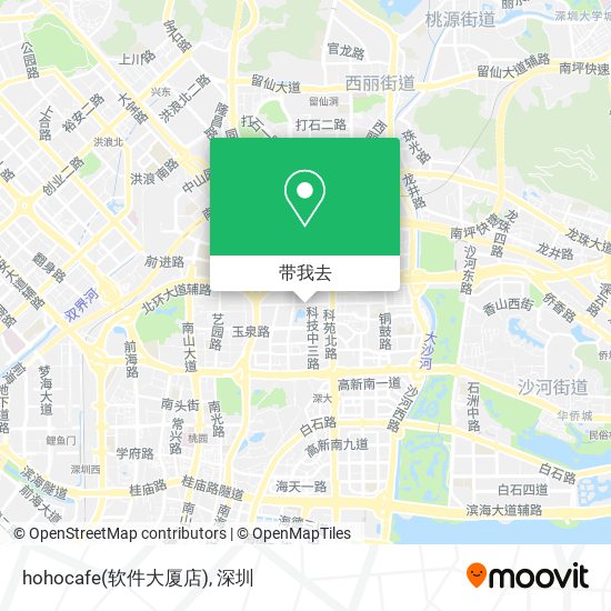 hohocafe(软件大厦店)地图