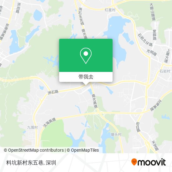 料坑新村东五巷地图
