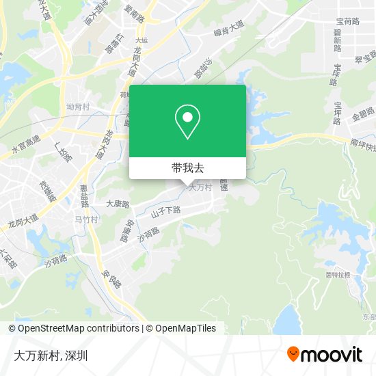 大万新村地图