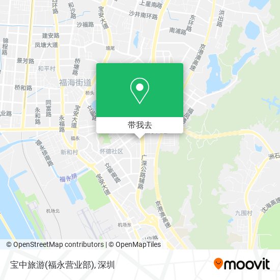 宝中旅游(福永营业部)地图