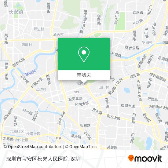 深圳市宝安区松岗人民医院地图