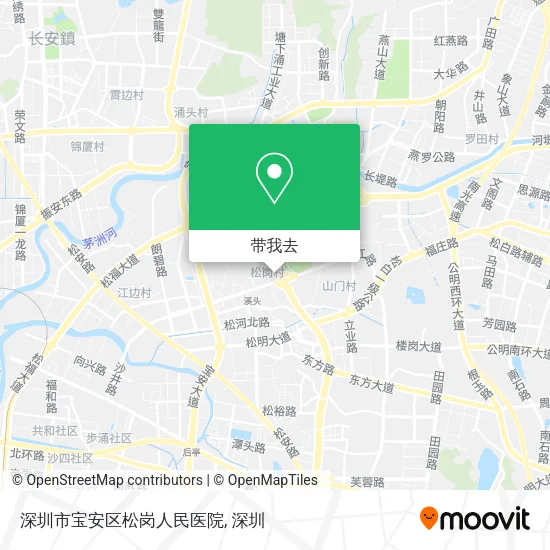 深圳市宝安区松岗人民医院地图