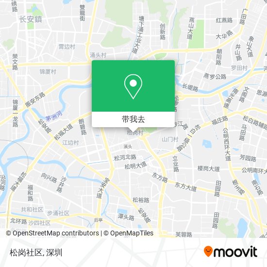 松岗社区地图