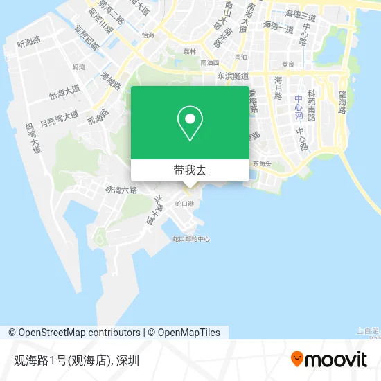 观海路1号(观海店)地图