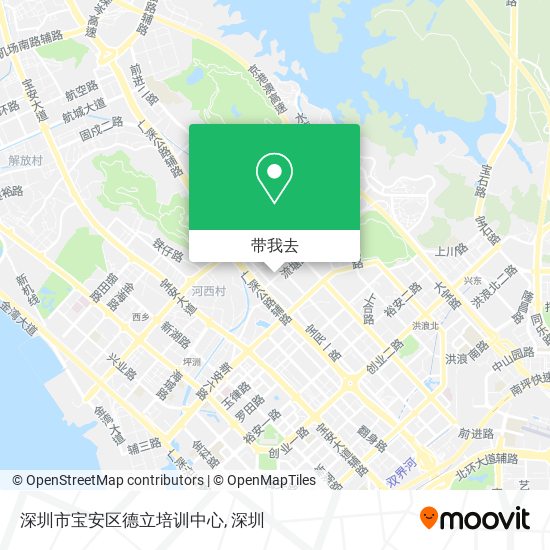 深圳市宝安区德立培训中心地图