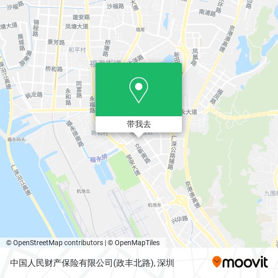 中国人民财产保险有限公司(政丰北路)地图