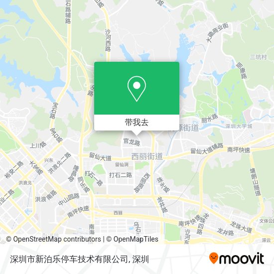 深圳市新泊乐停车技术有限公司地图