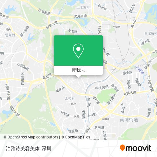 泊雅诗美容美体地图