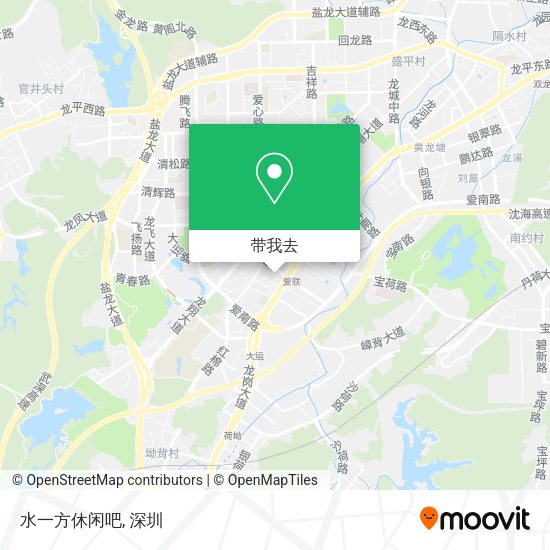 水一方休闲吧地图