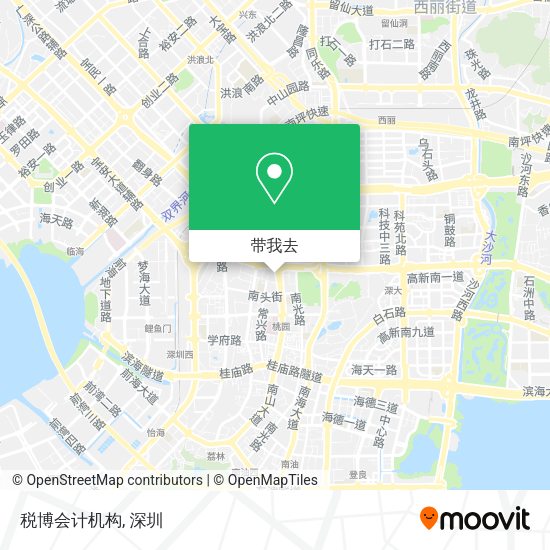 税博会计机构地图