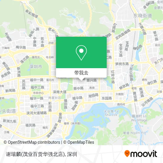 谢瑞麟(茂业百货华强北店)地图