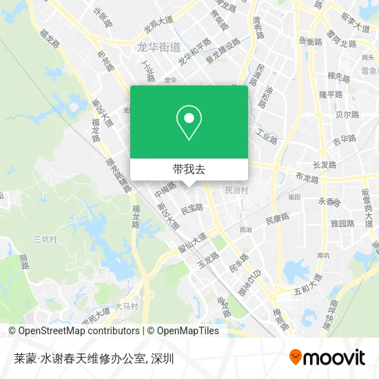 莱蒙·水谢春天维修办公室地图