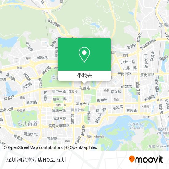 深圳潮龙旗舰店NO.2地图