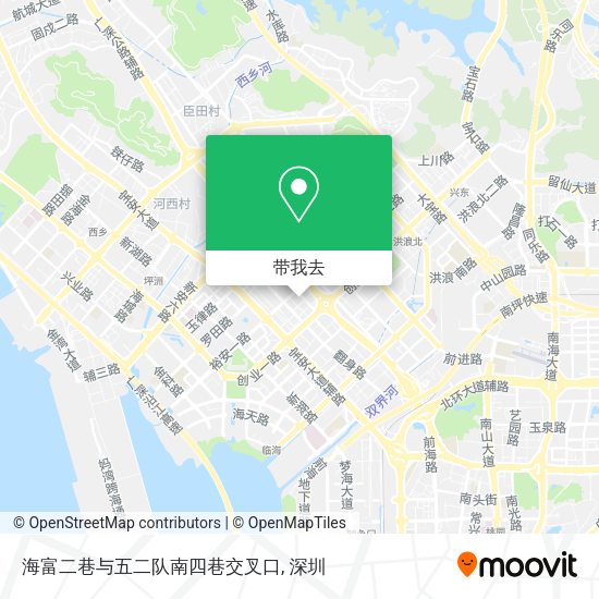 海富二巷与五二队南四巷交叉口地图