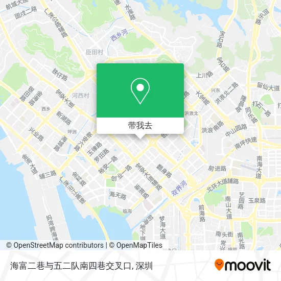 海富二巷与五二队南四巷交叉口地图