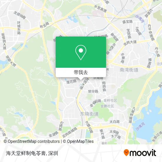 海天堂鲜制龟苓膏地图