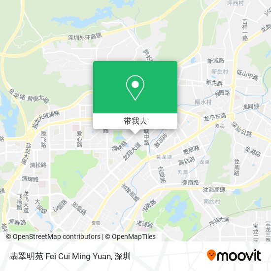 翡翠明苑 Fei Cui Ming Yuan地图