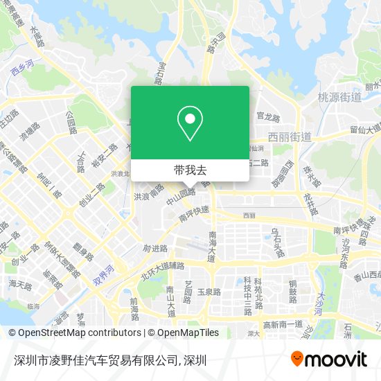 深圳市凌野佳汽车贸易有限公司地图