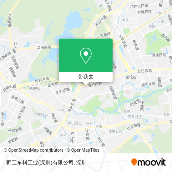 野宝车料工业(深圳)有限公司地图
