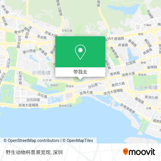 野生动物科普展览馆地图