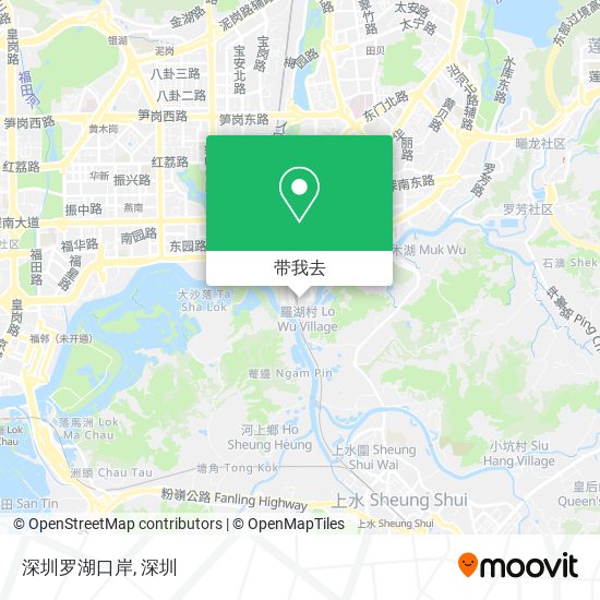 深圳罗湖口岸地图