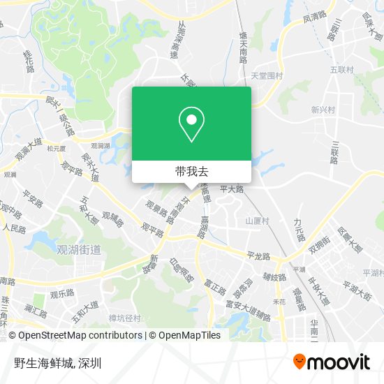 野生海鲜城地图