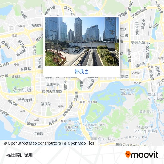 福田南地图