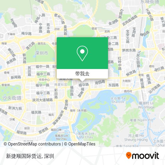 新捷顺国际货运地图