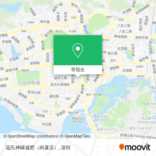 寇氏神罐减肥（岗厦店）地图