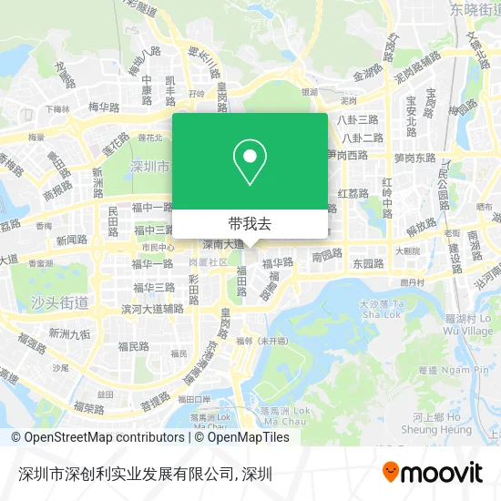 深圳市深创利实业发展有限公司地图
