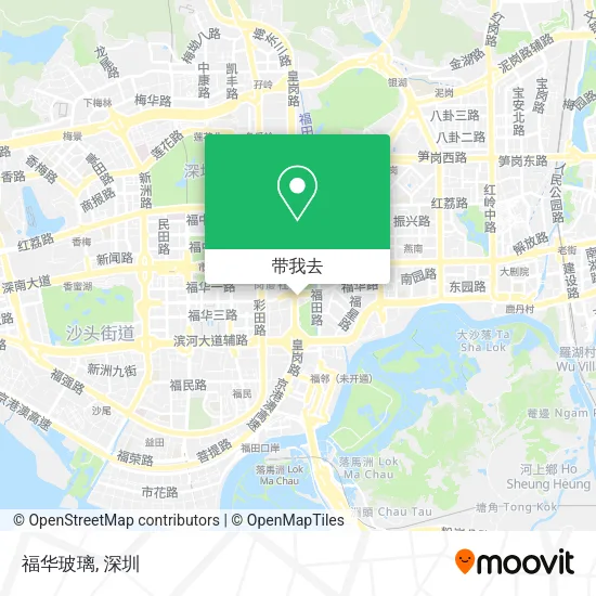 福华玻璃地图