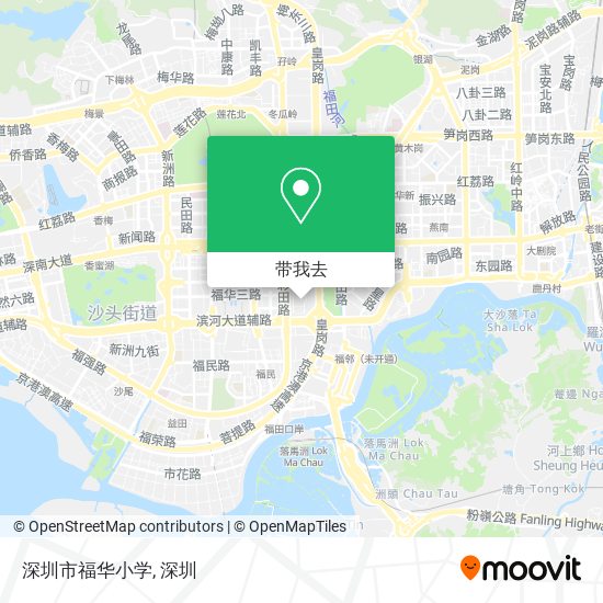 深圳市福华小学地图