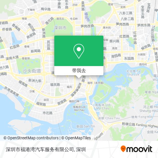 深圳市福港湾汽车服务有限公司地图
