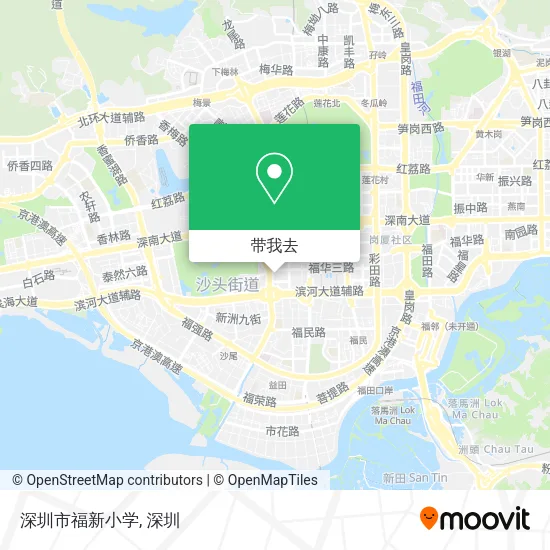 深圳市福新小学地图