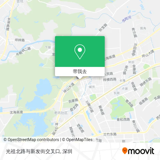 光祖北路与新发街交叉口地图