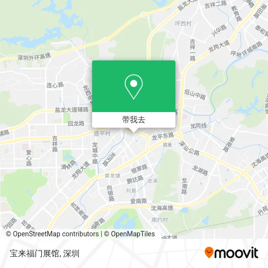 宝来福门展馆地图