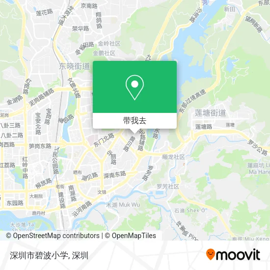 深圳市碧波小学地图