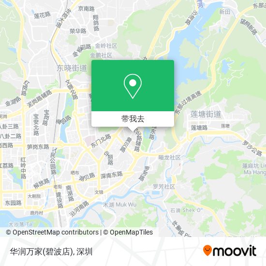 华润万家(碧波店)地图