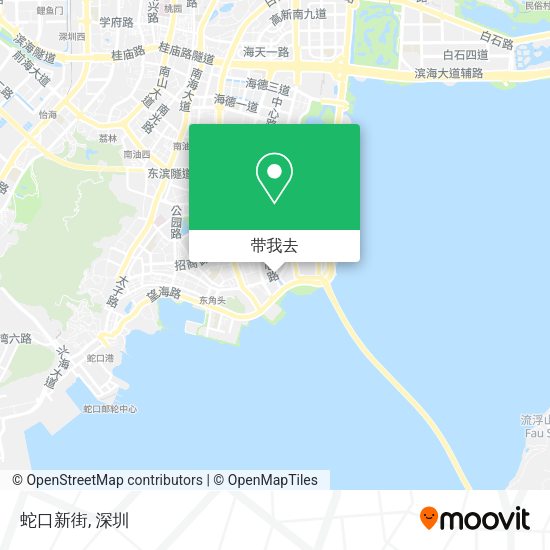 蛇口新街地图