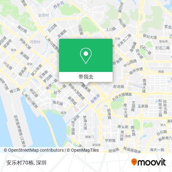 安乐村70栋地图