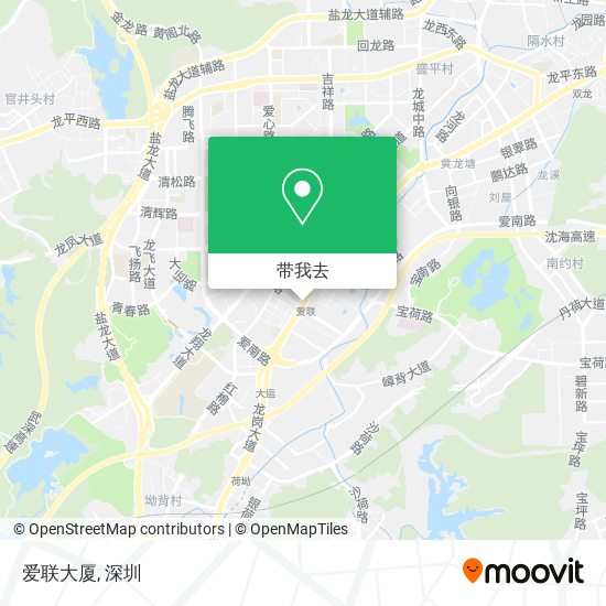 爱联大厦地图