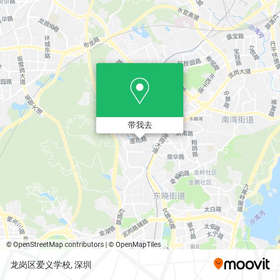 龙岗区爱义学校地图